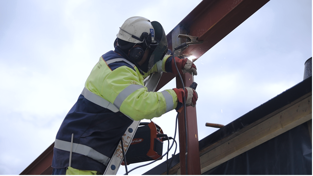 Oppdatering fra utbygging mars