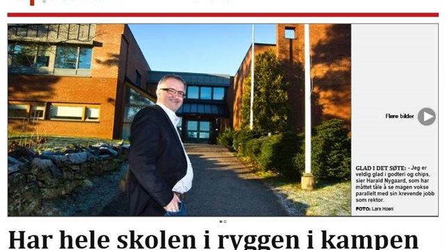 Rektor Harald blir sprek