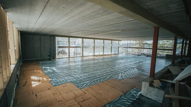 Ny resepsjon og kantine klar til bruk om syv uker (film)