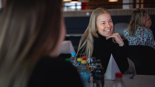 Fest for avgangsstudentene