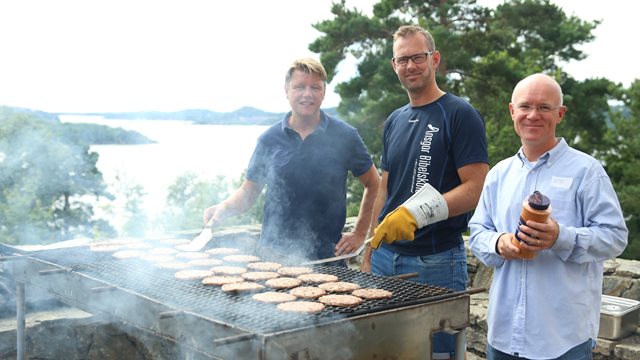 God stemning på årets første skoledag ved Ansgar høyskole