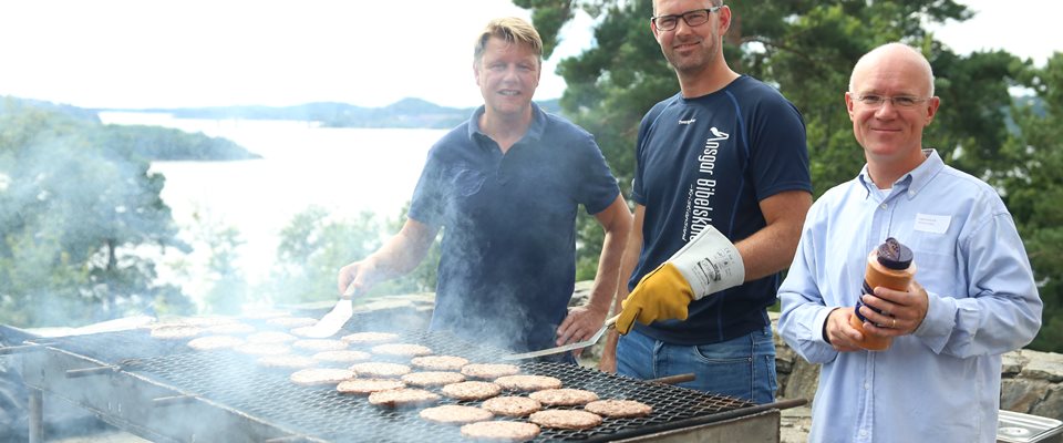 God stemning på årets første skoledag ved Ansgar høyskole