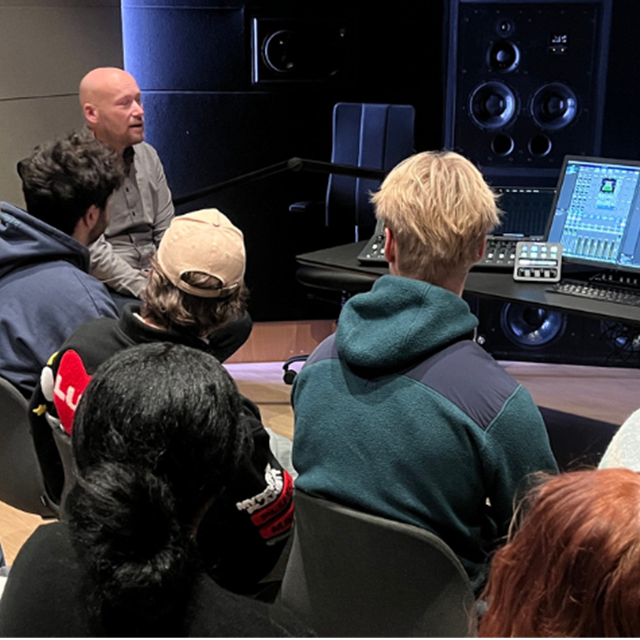 Musikkstudenter fikk unik innføring i Atmos-lyd hos BRAAK