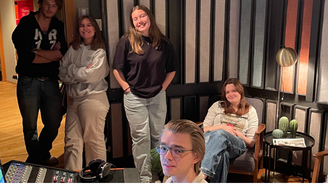 Studioinnspilling av strykerarrangement 