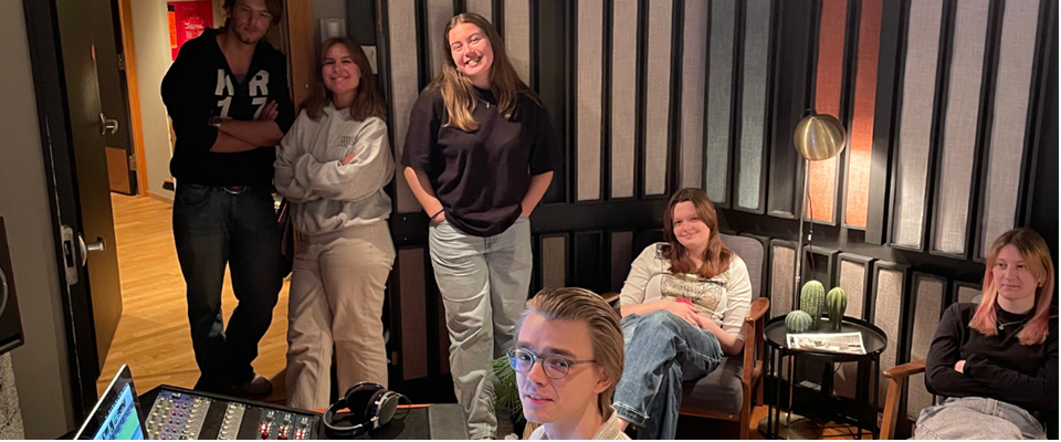 Studioinnspilling av strykerarrangement 