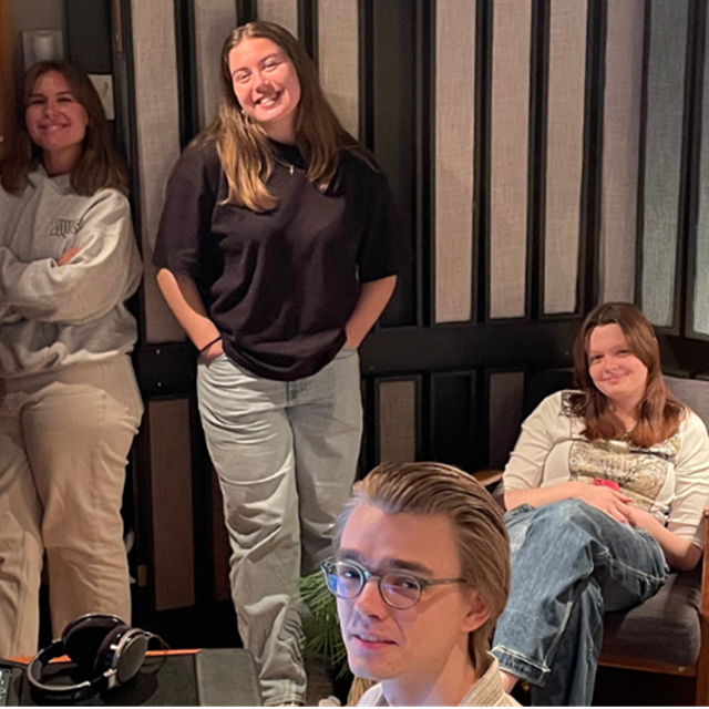 Studioinnspilling av strykerarrangement 